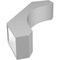 Ekena Millwork 5 1/2-in. W x 20-in. D x 28-in. H Legacy Architectural Grade PVC Knee Brace BRCP055X20X28LEC - alternate 5